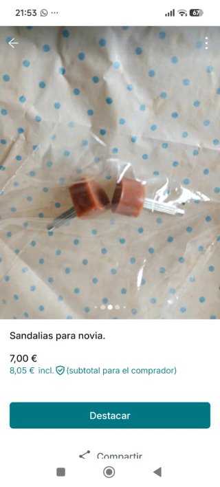 Sandalias novia