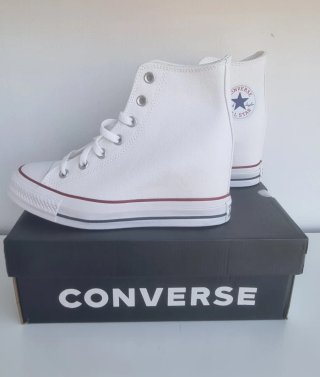 Converse Chuck Taylor Wedge Blancas