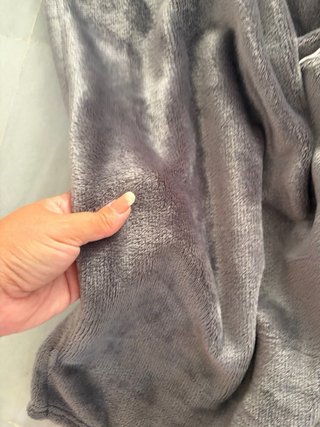 Manta Zara Home Polar Grande Gris