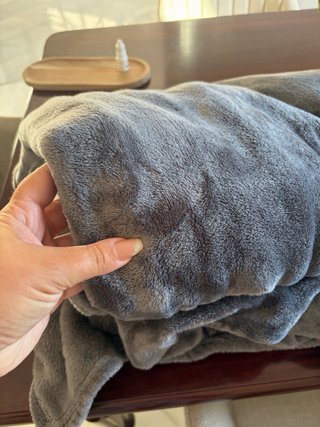 Manta Zara Home Polar Grande Gris