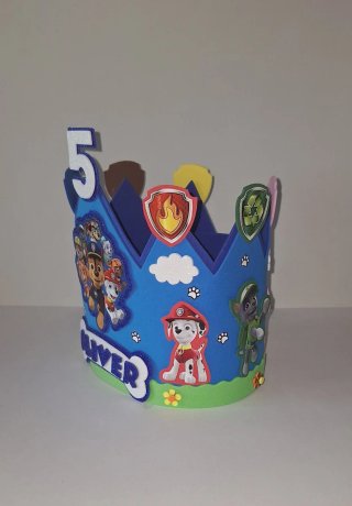Corona de cumpleaños, Patrulla Canina.