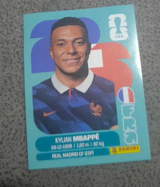 Cromo Mundial Mbappé Real Madrid CF (ESP)