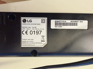 TV LG 55UH850V + Barra Sonido SH3B
