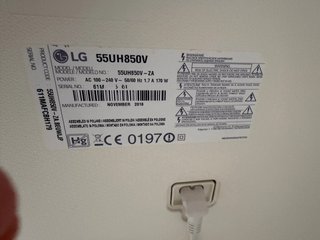 TV LG 55UH850V + Barra Sonido SH3B