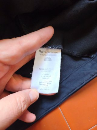 Giacca Peak Performance softshell L uomo nera