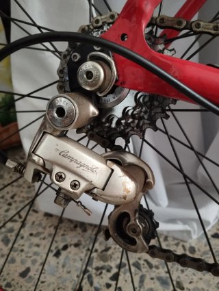 Bicicleta Carretera Cannondale Saeco Roja