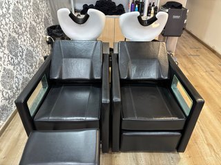Lavacabezas doble o individual para peluquería.