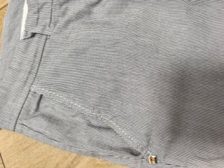 Pantalón pirata rayas azul y blanco