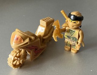 Minifigure Ninjago Zane moto DX (comp. LEGO)