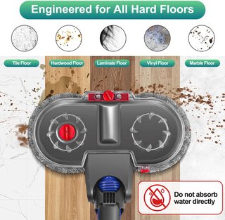 Cabezal Mop Elettrico per Dyson