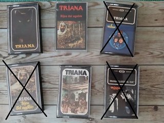 Cinta casete Triana lote o por unidad