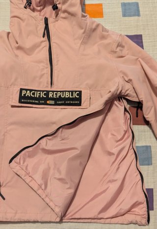 Abrigo chica Pacific Republic rosa talla S