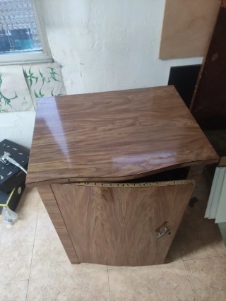 Máquina de coser antigua singer + mesa