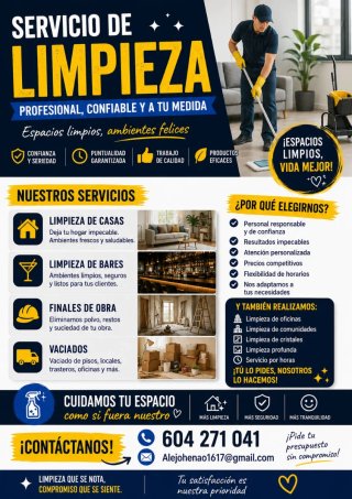 Servicio de limpieza
