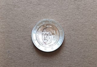 2 euro commemorativo Germania 2026 Adenauer F UNC
