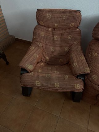 Sofá 2 plazas y sillón tela