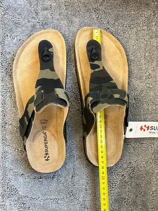 Superga infradito pelle camouflage 43