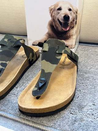 Superga infradito pelle camouflage 43