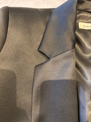 Blazer Negro Elegante Sabrina Scala Talla 44