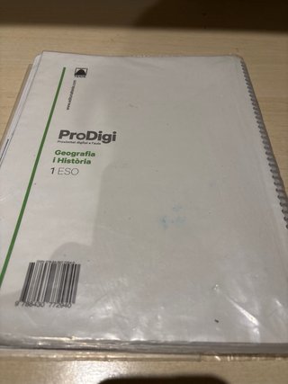 Quadern ProDigi. Geografia i Història 1 ESO