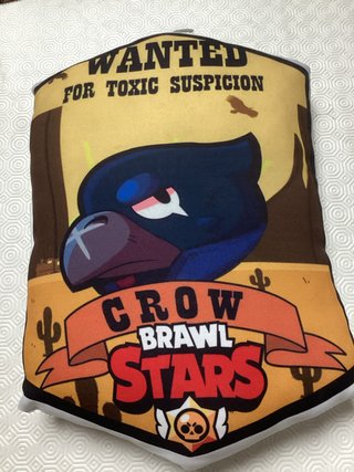 Cojín Brawl star personaje crow