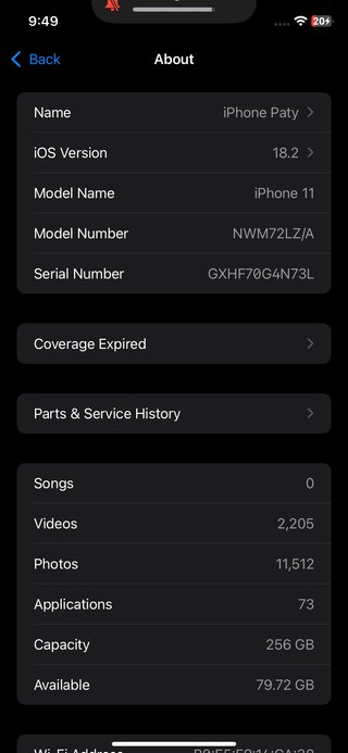 iPhone 11 Negro 256GB