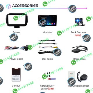 Radio Pantalla CARPLAY GPS USB para Fiat 500 X