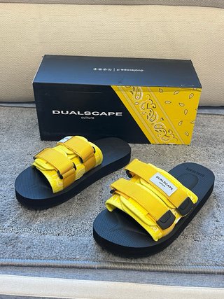 Ciabatte Dualscape Giallo/Nero Taglia 35/36