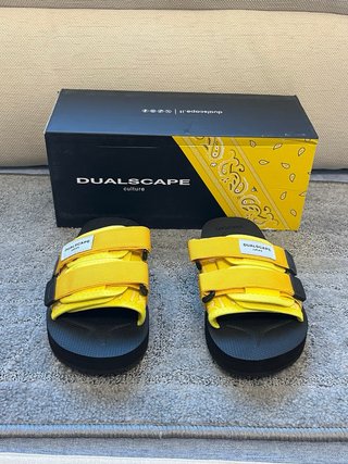 Ciabatte Dualscape Giallo/Nero Taglia 35/36