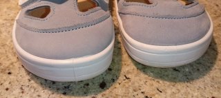Sandalias NUEVAS Barefoot Cross Azul Piel Talla 34