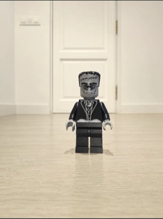 Figura grande estilo Lego de Lurch (Miércoles)