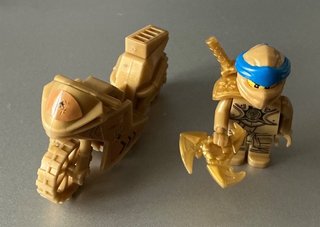 Minifigure Ninjago Jay moto DX (comp. LEGO)