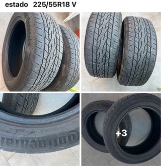2 Neumáticos Continental 225/55R18 V