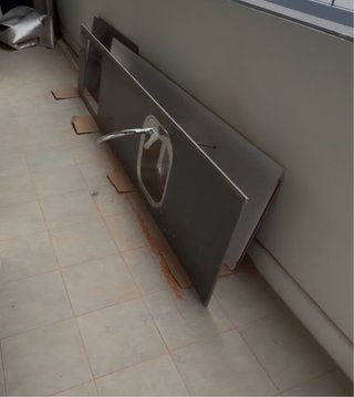 Cocina de obra nueva a estrenar