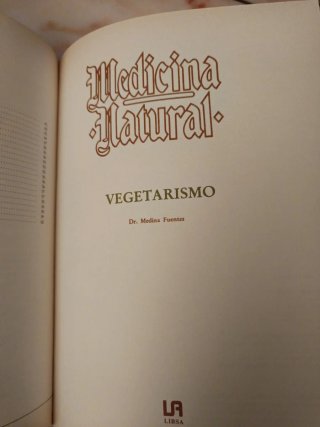 Alimentación y cocina natural Vegetarismo