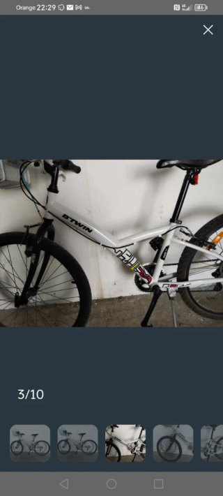 Bicicleta infantil con cesta