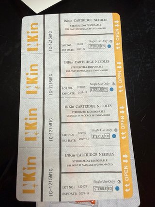 Caja Agujas Tatuaje InKin (EZ) - 40 Cartuchos [Nue