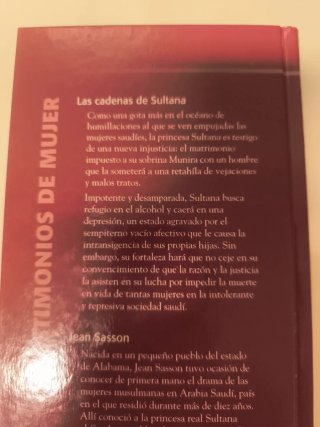 Las cadenas de Sultana. Jean Sasson.
