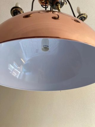 Lámpara Techo Tipo Campana Metal