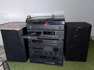 Equipo Sony Vinilo CD Radio