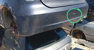 Paragolpes trasero honda fr-v (be) 2.2 ctdi 207570