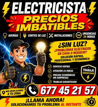 Electricista 677 45 21 57 Mollet