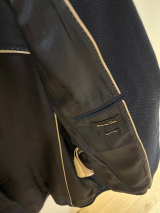 Americana Massimo Dutti Azul