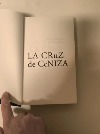 La Cruz de Ceniza. Zabaleta /Astorga. Novela histó
