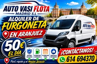Alquiler de furgoneta