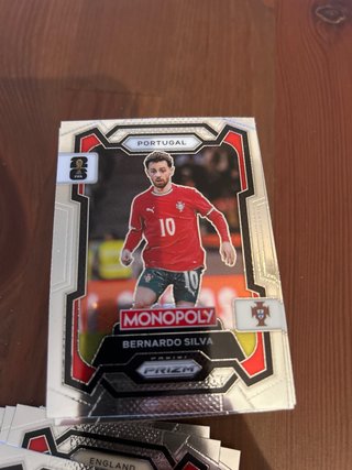 50 Cartas Panini Prizm Monopoly mundial 2026