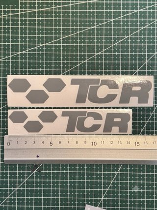 Pegatinas Golf TCR Vinilo Gris