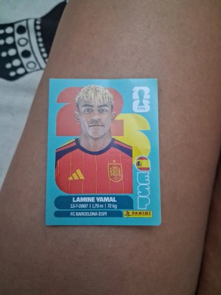 Cromos Panini Mundial Lamine Yamal