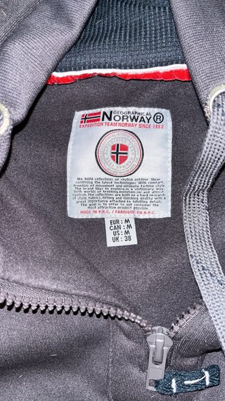 Sudadera Geographical Norway Negra