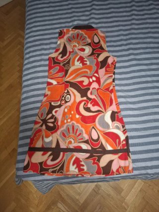 Vestido estampado vintage